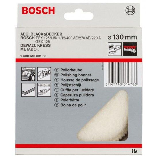 Boina de l� de cordeiro ref� 2608610001 BOSCH