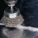 Catrabucha em copo PRO Metal clean, encabadouro reto, 50 x 0,3 mm ref� 2608622006 BOSCH