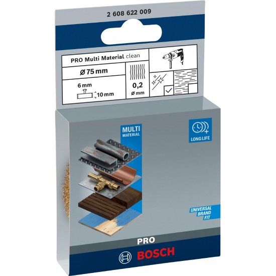 Catrabucha em disco PRO Multi Material clean, encabadouro reto, 75 x 0,2 mm refª 2608622009 BOSCH Catrabucha em disco PRO Multi Material clean, encabadouro reto, 75 x 0,2 mm refª 2608622009 BOSCH