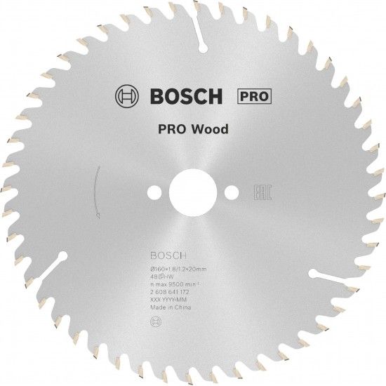 Disco PRO Wood, 160 x 1,8 x 20 mm, T48 ref� 2608641172 BOSCH
