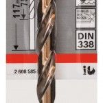 Broca em HSS-Co, DIN 338 ref� 2608585860 BOSCH