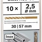 Broca PRO Stainless Steel HSS-Co, 2 x 30 x 57 mm, 10 unid. ref� 2608585875 BOSCH