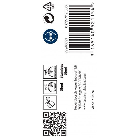 Broca PRO Stainless Steel HSS-Co, 4 x 43 x 75 mm, 10 unid. refª 2608585880 BOSCH Broca PRO Stainless Steel HSS-Co, 4 x 43 x 75 mm, 10 unid. refª 2608585880 BOSCH