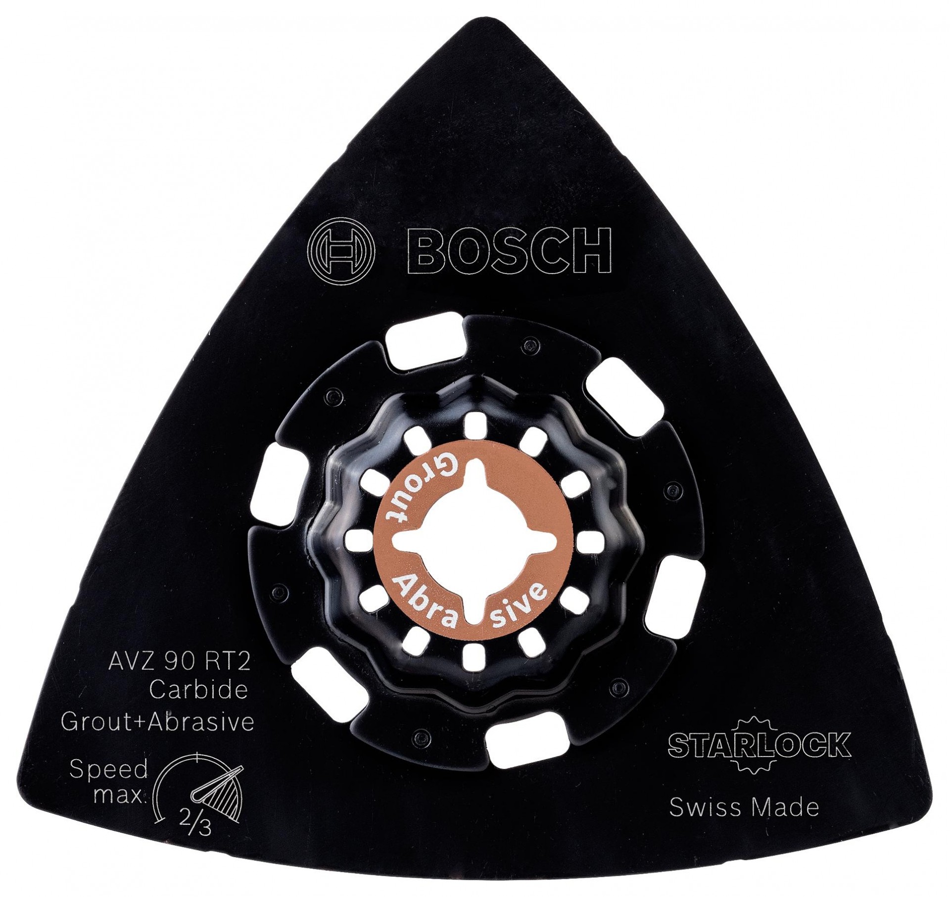 Serras verticais/de sabre Placa de lixar Starlock AVZ 90 RT2 Carbide RIFF refª 2609256F13 BOSCH