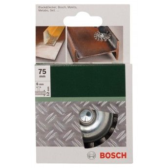 Catrabucha para berbequins arame entrançado, 75 mm refª 2609256533 BOSCH Catrabucha para berbequins arame entrançado, 75 mm refª 2609256533 BOSCH