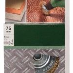 Catrabucha para berbequins revestido de latão, 75 mm refª 2609256529 BOSCH Catrabucha para berbequins revestido de latão, 75 mm refª 2609256529 BOSCH