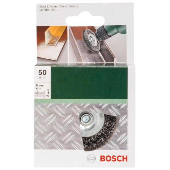 Catrabucha para berbequins - arame ondulado, 50 mm ref� 2609256526 BOSCH