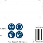 Broca EXPERT SDS max-8X de 25 x 600 x 720 mm refª 2608900242 BOSCH Broca EXPERT SDS max-8X de 25 x 600 x 720 mm refª 2608900242 BOSCH