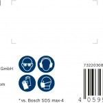 Broca EXPERT SDS max-8X de 22 x 600 x 720 mm refª 2608900235 BOSCH Broca EXPERT SDS max-8X de 22 x 600 x 720 mm refª 2608900235 BOSCH