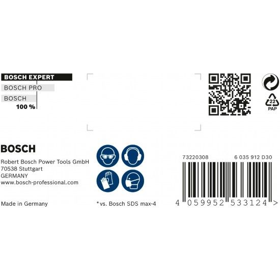 Broca EXPERT SDS max-8X de 24 x 200 x 320 mm ref� 2608900238 BOSCH