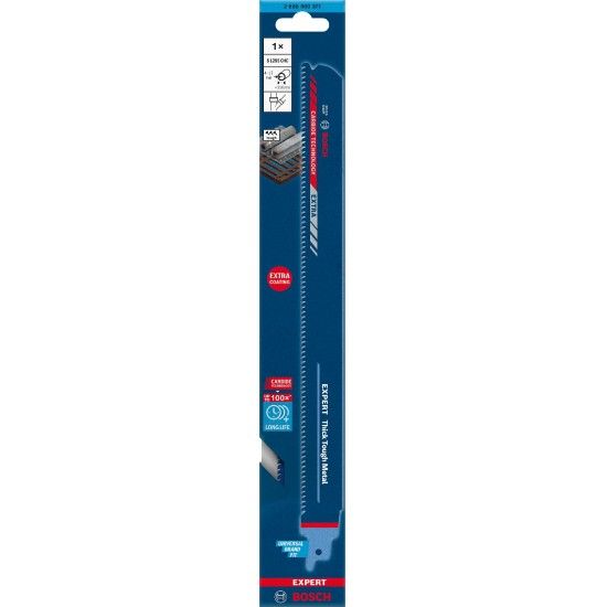 L�mina de serra sabre S 1255 CHC EXPERT ?Thick Tough Metal?, 1 un. ref� 2608900371 BOSCH