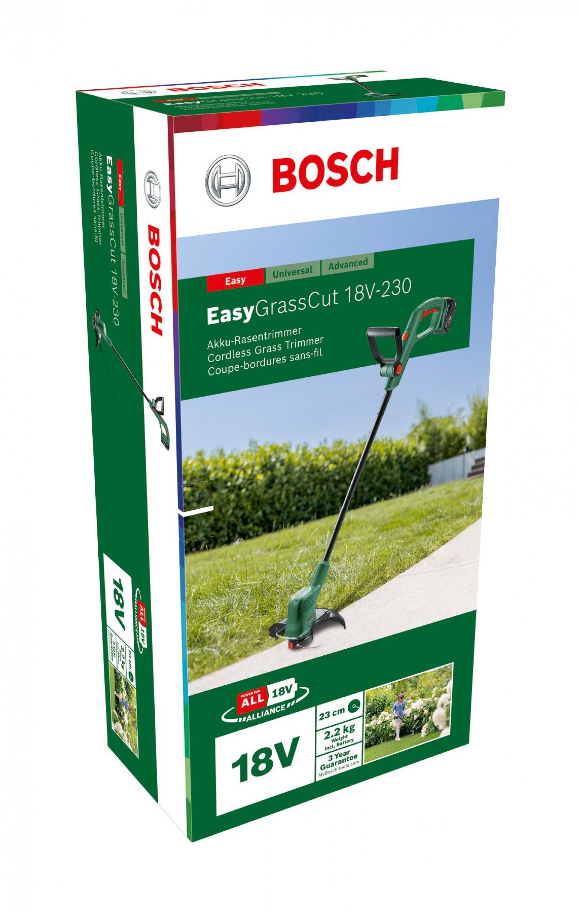 Aparador de relva sem fio EasyGrassCut 18V-230 refª 06008C1A03 BOSCH
