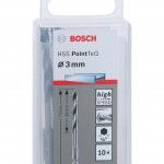 Broca HSS PointTeQ Hex, 3 mm, 10 unidades ref� 2608577541 BOSCH