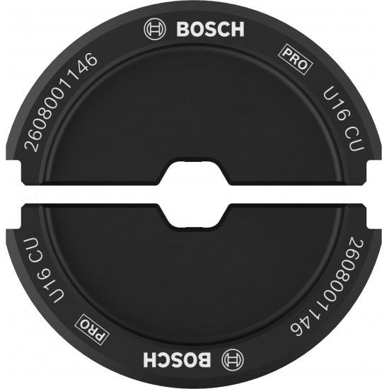 Matriz de engaste PRO, U16 CU, 16 mm², cobre refª 2608001146 BOSCH Matriz de engaste PRO, U16 CU, 16 mm², cobre refª 2608001146 BOSCH
