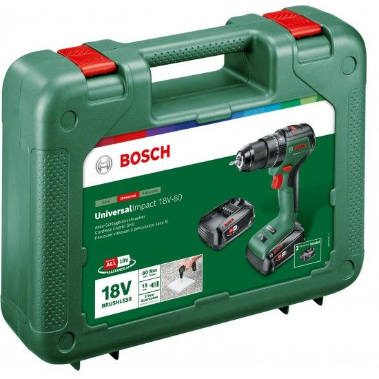 Aparafusadora com percuss�o sem fio UniversalImpact 18V-60 ref� 06039D7102 BOSCH