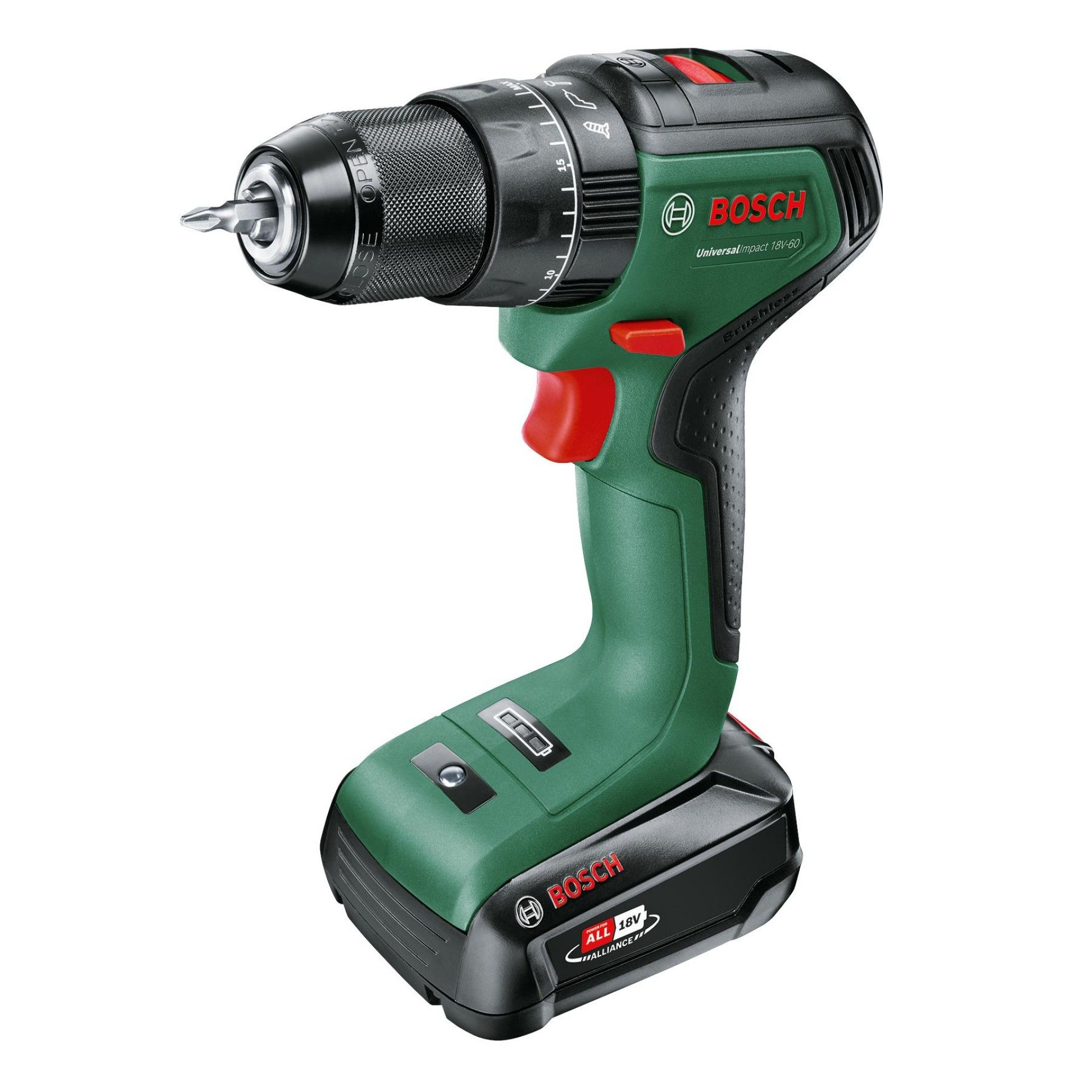 Aparafusadora com percussão sem fio UniversalImpact 18V-60 refª 06039D7101 BOSCH