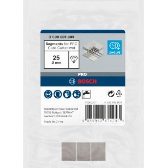 Segmentos para PRO Core Cutter wet, 25mm, UNC de 1 1/4" ref� 2608601803 BOSCH