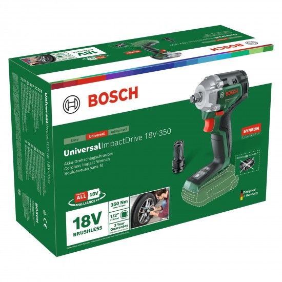 Chave de impacto sem fio UniversalImpactDrive 18V-350 ref� 0603980304 BOSCH