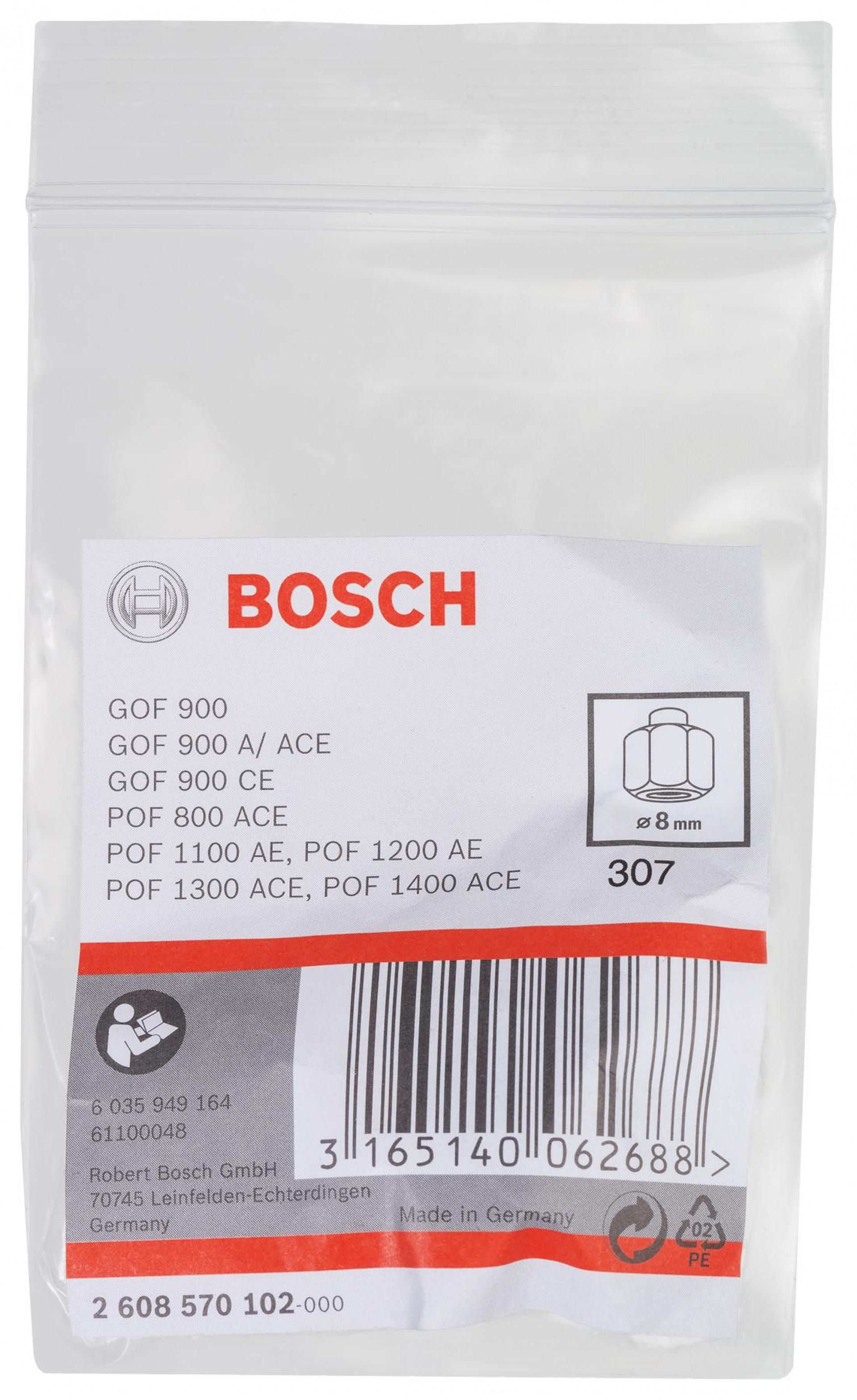 Pinça de fixação refª 2608570102 BOSCH