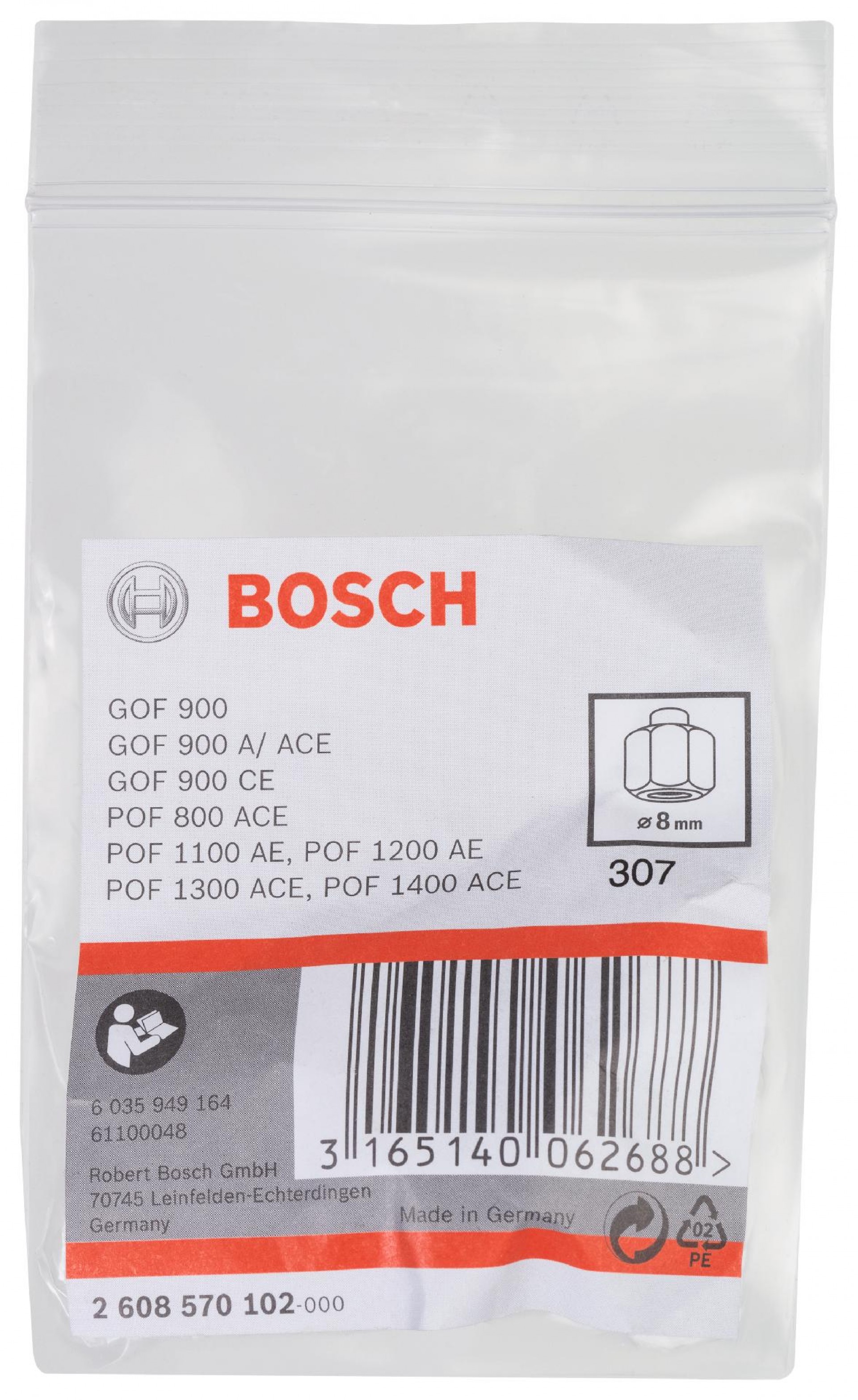 Pinça de fixação refª 2608570102 BOSCH