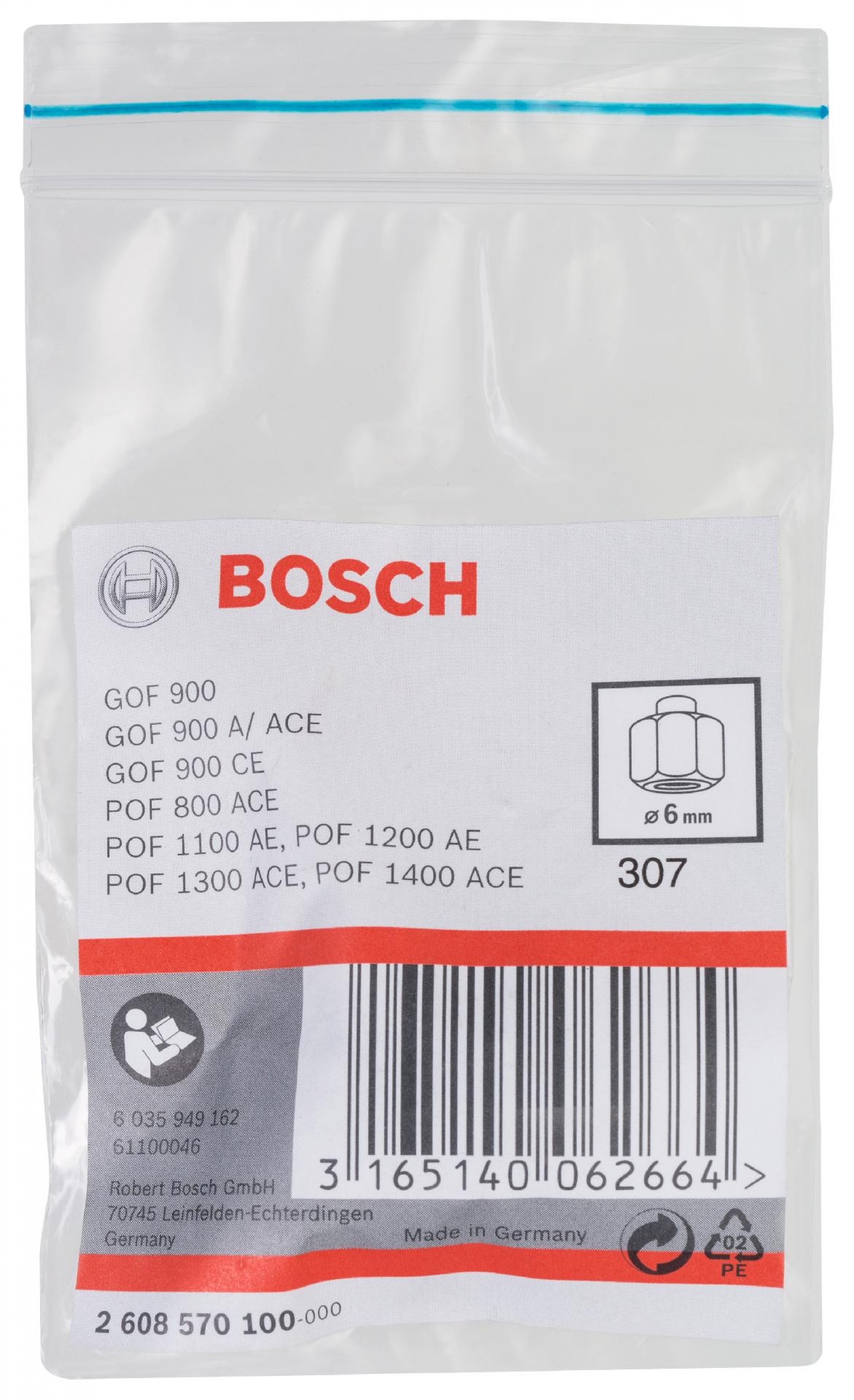 Pinça de fixação refª 2608570100 BOSCH