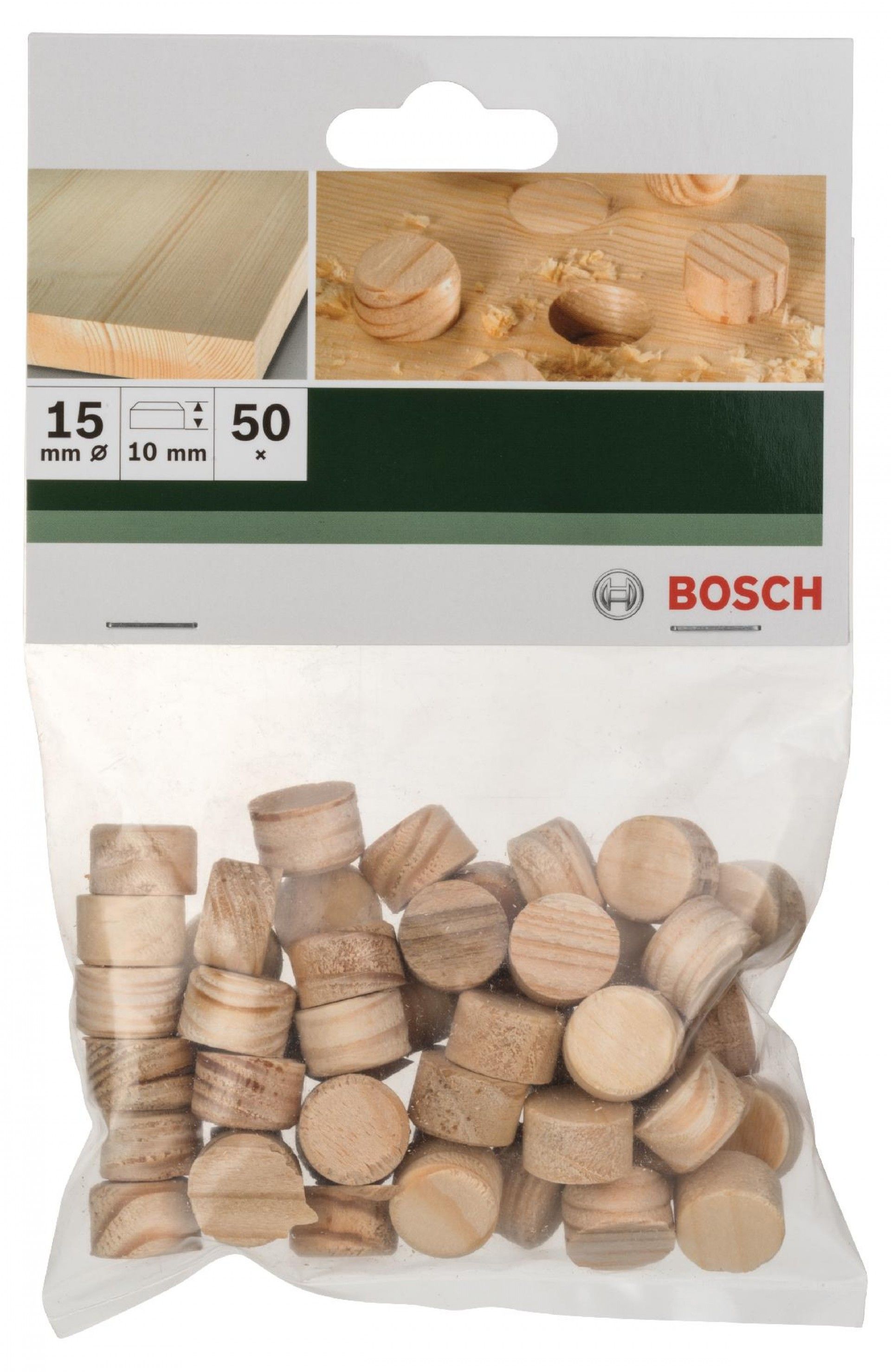 Pino Pino de madeiraDiâmetro = 15 mm refª 2609255320 BOSCH