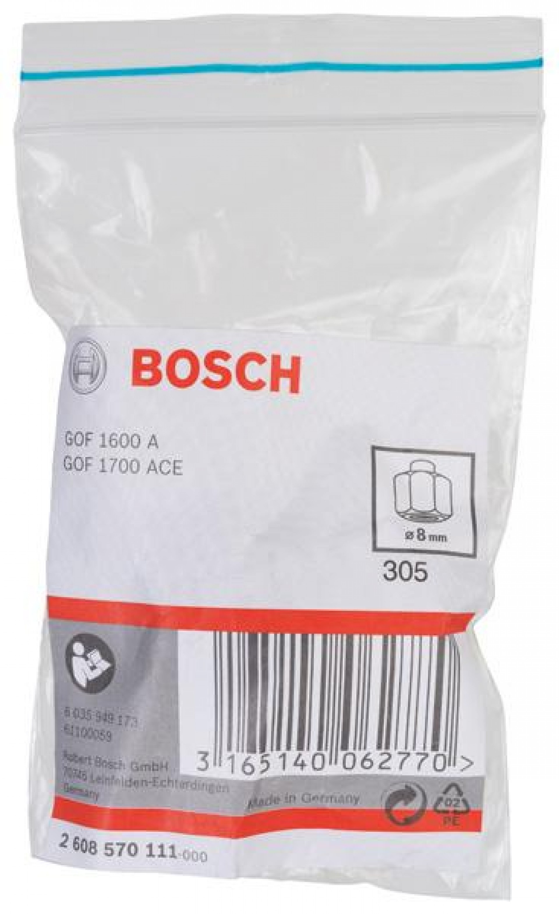 Pinça de fixação refª 2608570111 BOSCH