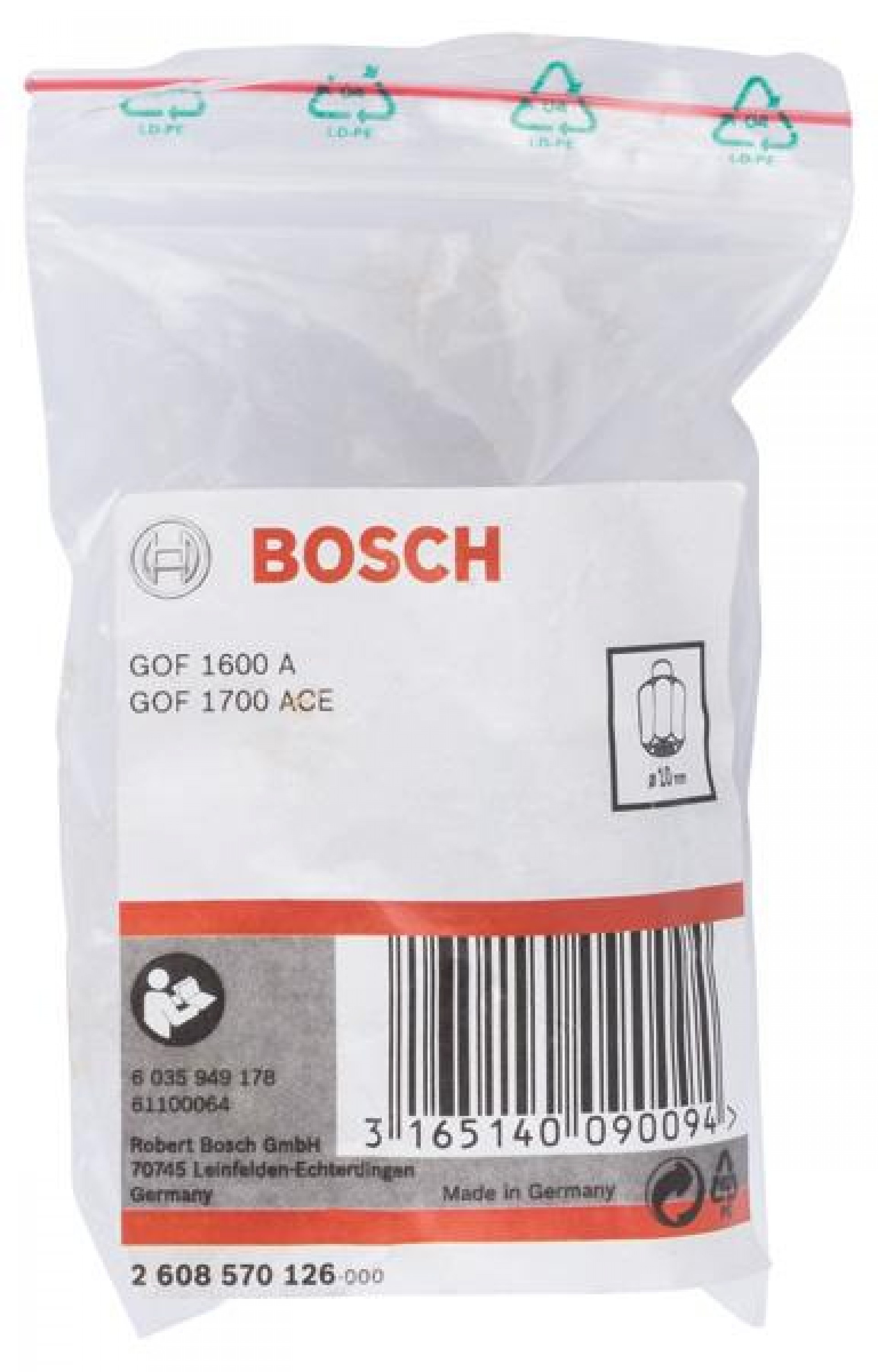 Pinça de fixação refª 2608570126 BOSCH