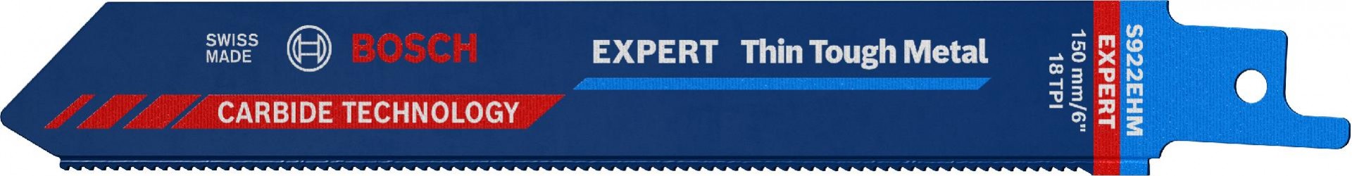 Lâmina de serra sabre S 922 EHM EXPERT ?Thin Tough Metal?, 10 un. refª 2608900362 BOSCH