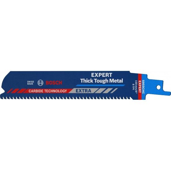 Lâmina de serra sabre S 955 CHC EXPERT ?Thick Tough Metal?, 10 un. refª 2608900367 BOSCH Lâmina de serra sabre S 955 CHC EXPERT ?Thick Tough Metal?, 10 un. refª 2608900367 BOSCH