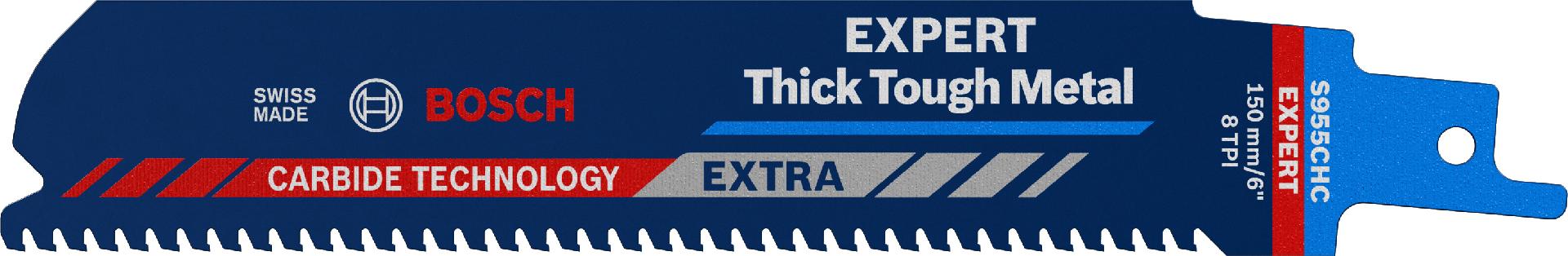 Lâmina de serra sabre S 955 CHC EXPERT ?Thick Tough Metal?, 1 un. refª 2608900365 BOSCH