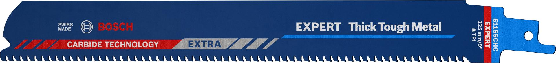 Lâmina de serra sabre S1155CHC EXPERT Thick Tough Metal, 3 un. refª 2608900369 BOSCH
