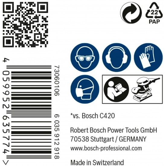 Rede de lixa EXPERT M480, 115 x 107 mm, G 80, 50 unidades refª 2608901627 BOSCH Rede de lixa EXPERT M480, 115 x 107 mm, G 80, 50 unidades refª 2608901627 BOSCH
