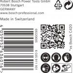 Lixa EXPERT C470, 102 x 62/93 mm, G 240, 50 unidades ref� 2608901651 BOSCH