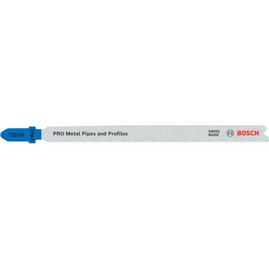 Lâmina de serra vertical PRO Metal Pipes and Profiles T321AF, 132 mm, 25 unid. refª 2608655126 BOSCH Lâmina de serra vertical PRO Metal Pipes and Profiles T321AF, 132 mm, 25 unid. refª 2608655126 BOSCH