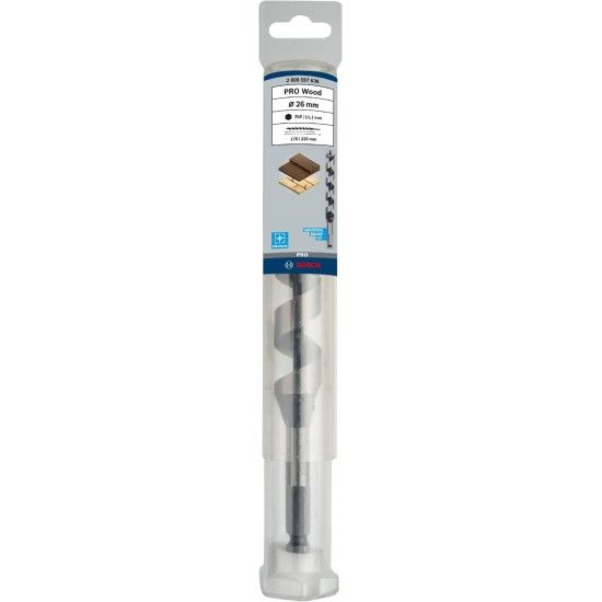 Broca em espiral com serpentina PRO Wood, 26 x 170 x 235 mm refª 2608597636 BOSCH Broca em espiral com serpentina PRO Wood, 26 x 170 x 235 mm refª 2608597636 BOSCH