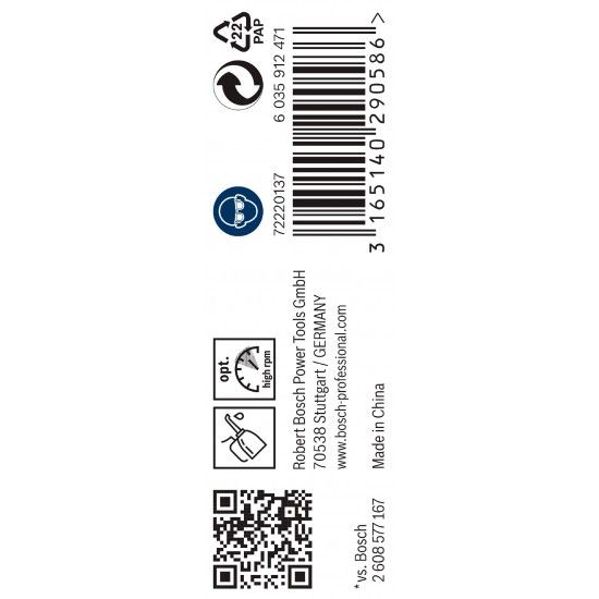 Broca PRO Metal HSS-G, 3,5 x 39 x 70 mm, 10 unid. ref� 2608595058 BOSCH