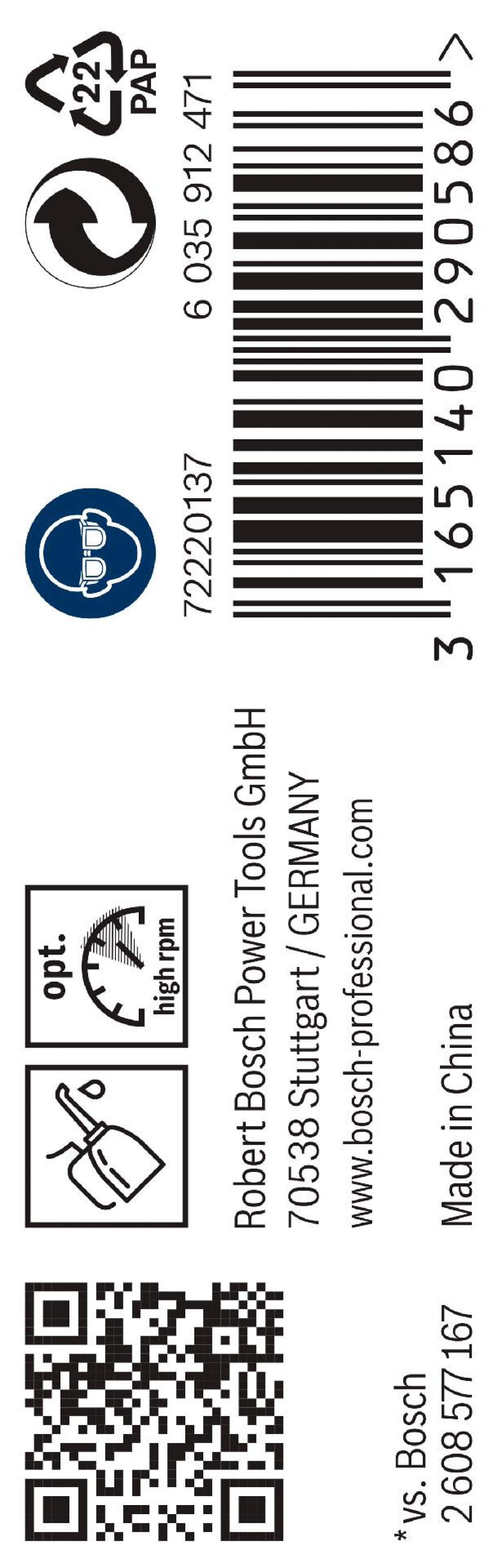 Broca PRO Metal HSS-G, 3,5 x 39 x 70 mm, 10 unid. refª 2608595058 BOSCH