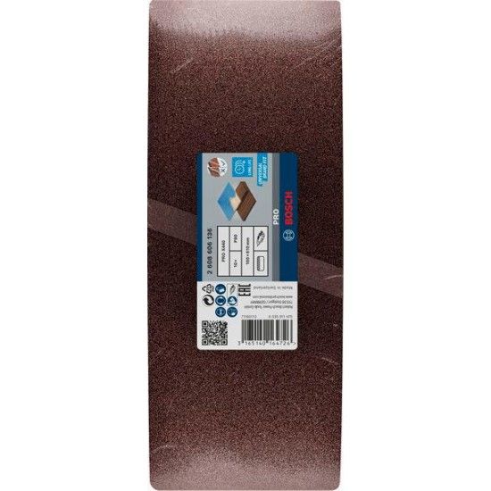 Cinta de lixa PRO X440, 100x610mm, G80, 10 unid. refª 2608606136 BOSCH Cinta de lixa PRO X440, 100x610mm, G80, 10 unid. refª 2608606136 BOSCH