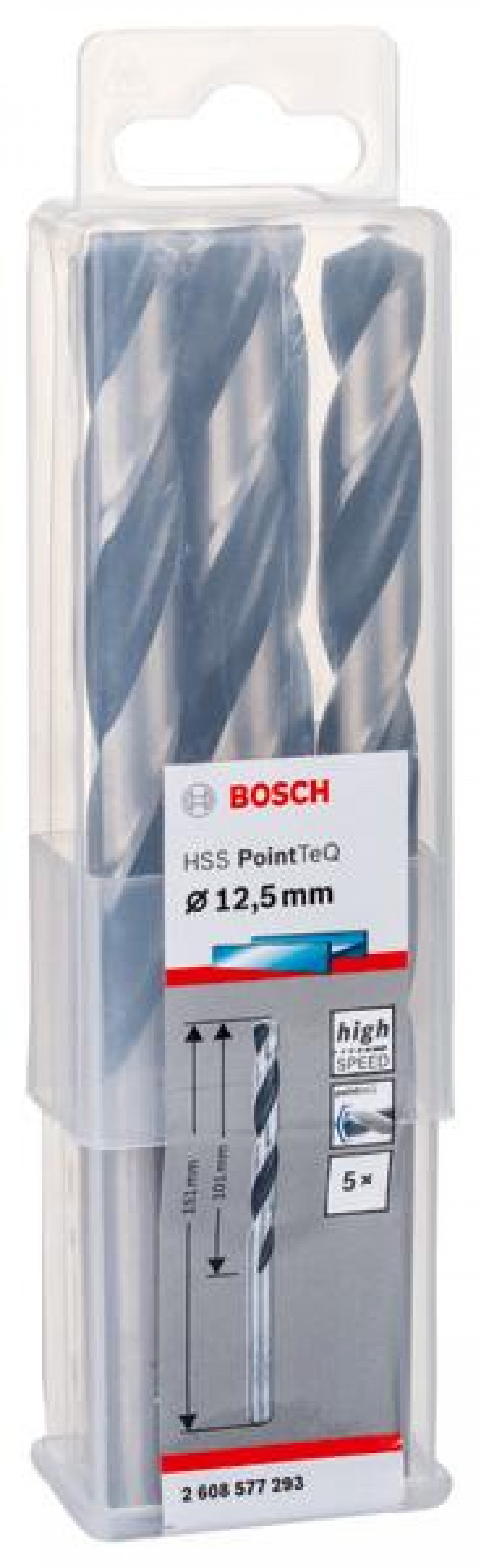 Broca helicoidal HSS PointTeQ 12,5 mm refª 2608577293 BOSCH