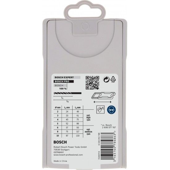 Kit Brocas para metal PRO Stainless Steel HSS-Co, 7 unid. ref� 2608589296 BOSCH