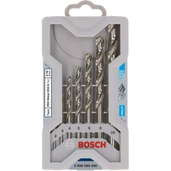Kit Brocas para metal PRO Stainless Steel HSS-Co, 7 unid. ref� 2608589296 BOSCH
