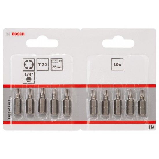 Bits �. T20, 25 mm ref� 2607001612 BOSCH