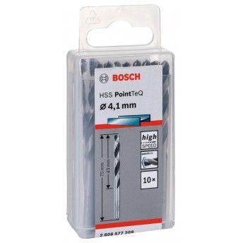 Broca helicoidal HSS PointTeQ 4,1 mm ref� 2608577209 BOSCH