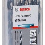 Broca helicoidal HSS PointTeQ 5,0 mm refª 2608577218 BOSCH Broca helicoidal HSS PointTeQ 5,0 mm refª 2608577218 BOSCH