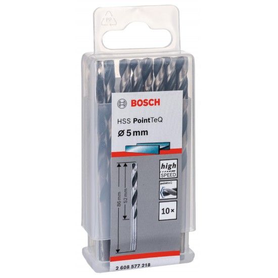 Broca helicoidal HSS PointTeQ 5,0 mm ref 2608577218 BOSCH