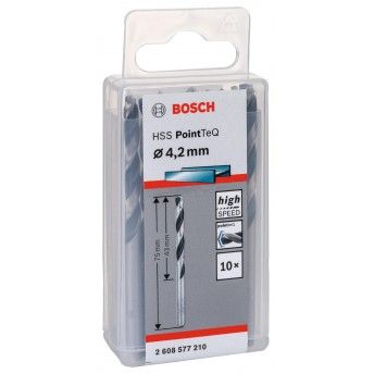 Broca helicoidal HSS PointTeQ 4,2 mm ref� 2608577210 BOSCH