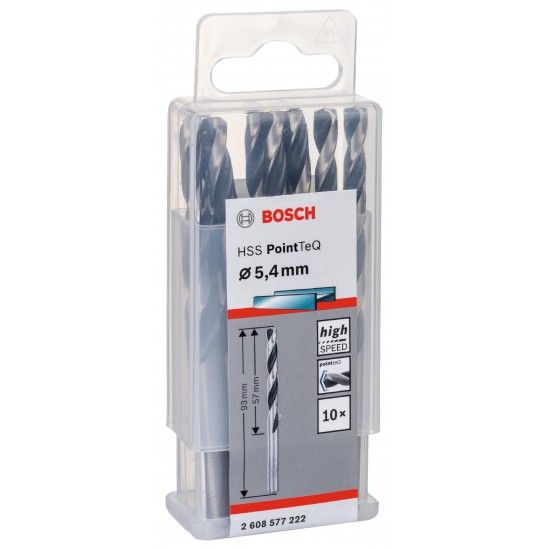 Broca helicoidal HSS PointTeQ 5,4 mm ref� 2608577222 BOSCH