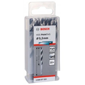 Broca helicoidal HSS PointTeQ 5,3 mm ref� 2608577221 BOSCH