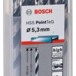 Broca helicoidal HSS PointTeQ 5,3 mm refª 2608577221 BOSCH Broca helicoidal HSS PointTeQ 5,3 mm refª 2608577221 BOSCH